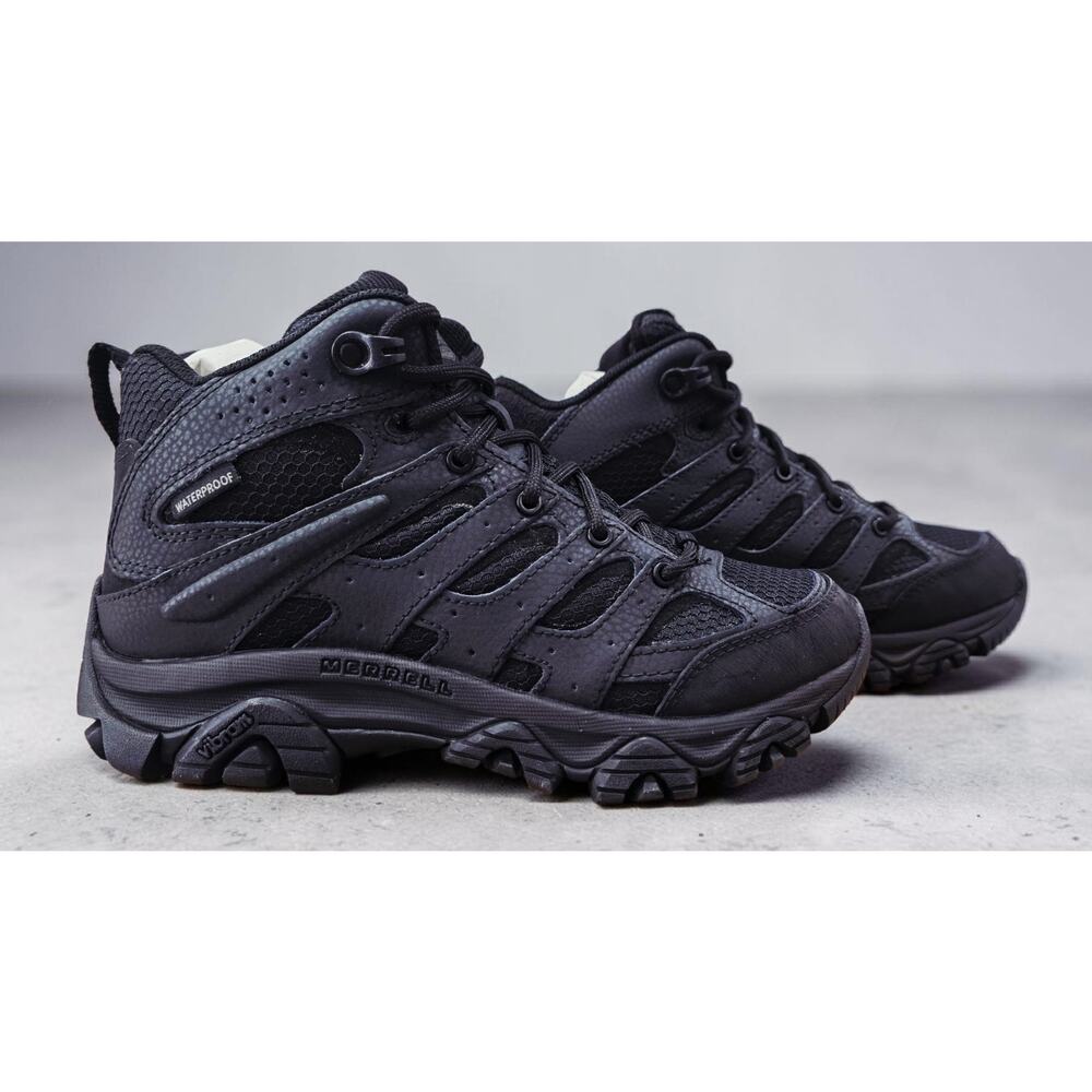 Merrell Moab 3 Mid Tactical WP Black Mens 4 Womens 6 Waterproof NIB